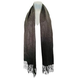 Gray Flannel Classic Fringe Winter Scarf
